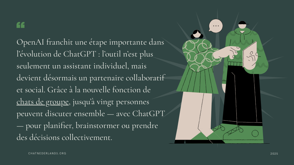 OpenAI lance les chats de groupe dans ChatGPT
