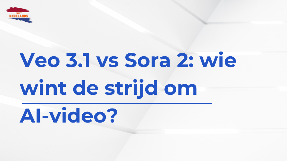 Veo 3.1 vs Sora 2 wie wint de strijd om AI-video
